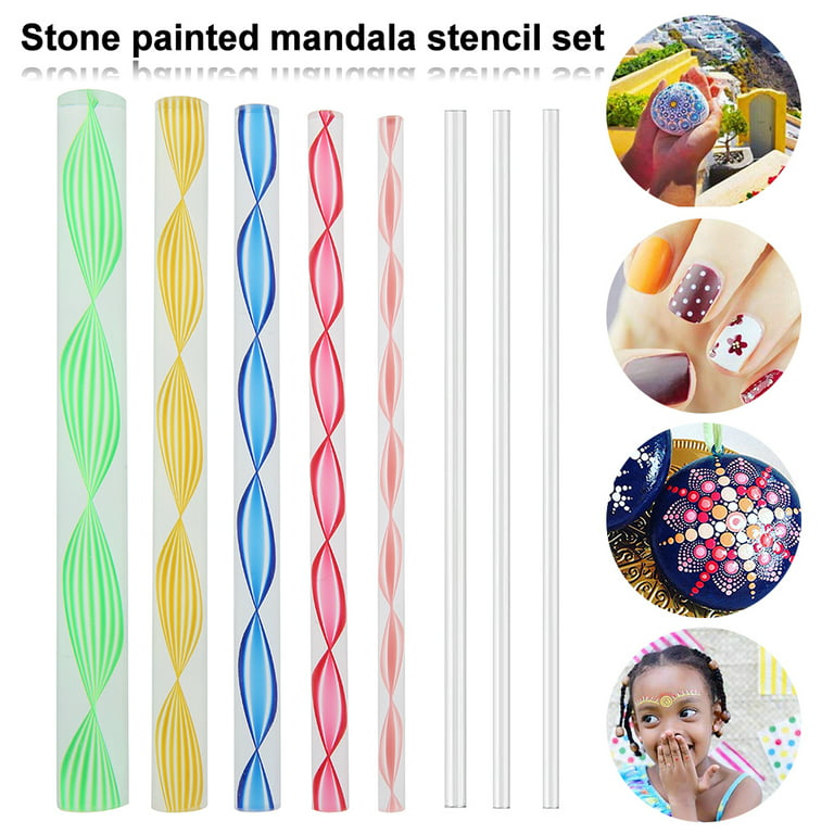 Mandala Dotting Tools for Painting Rocks Mandala Painting Dotting Stencil  Dot Mandala Kit