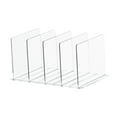 thumbnail image 3 of jifeng Acrylic Shelf Dividers Portable Adjustable Sturdy Multipurpose Clothes Partition Board Separators for Kitchen Handbags Purses 5 Pieces, 3 of 7