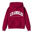 thumbnail image 3 of Kiijoy Tween Girls Los Angeles Hoodie Kids Loose Pullover Hooded Sweatshirt, Sizes 12-13, 3 of 3