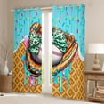 thumbnail image 2 of Feelyou Dessert Black Out Curtains, Est Baseball Sleep Curtains Pack of 2 (42x63 Each), 2 of 6