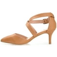 thumbnail image 3 of Journee Womens Riva Pointed Toe Mid Heel Pumps, Widths Available, 3 of 10