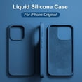 thumbnail image 2 of Funda de silicona líquida Original para iPhone 15 14 13 12 11 Pro Max Mini 7 8 6 6s Plus X XR XS Max accesorios de cubierta suave a prueba de golpes, 2 of 4