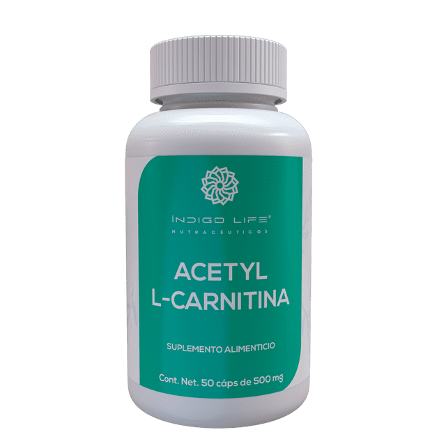 Acetyl L-Carnitina 50 Capsulas Veganas de 500 mg