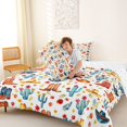 thumbnail image 4 of Homewish Western Cowboy Boots Full Size Comforter Sets,Plants Cactus Bedding Comforter Set,Brown Blue,Reversible,3-Piece,1 Comforter and 2 Pillowcases, 4 of 7