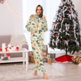 thumbnail image 7 of FORMRS Onesies Pajama for Adults Unisex Hoodie Winter Jumpsuit One Piece Sleepwear, Sizes S-2XL, Floral Design, 7 of 7