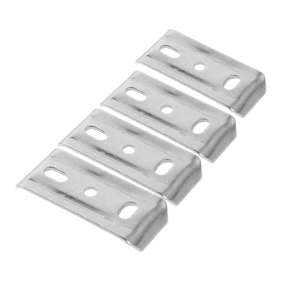 HONMEET 4-Piece Bathroom Towel Bar Bracket Set with Stainless Steel Base for Secure Wall Mounting