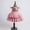 Watermelon Red, variant on Geire Girls Birthday Party Dress Flying Sleeve Crewneck Sequin Princess Dress Tiered Mesh Pomp Dress