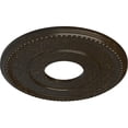 thumbnail image 3 of Ekena Millwork 12 1/2"OD x 3 7/8"ID x 3/4"P Bradford Ceiling Medallion (Fits Canopies up to 6 5/8"), Hand-Painted Stone Hearth Crackle, 3 of 6