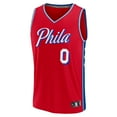 thumbnail image 2 of Men's Fanatics Tyrese Maxey Red Philadelphia 76ers Fast Break Replica Player Jersey - Statement Edition, 2 of 3