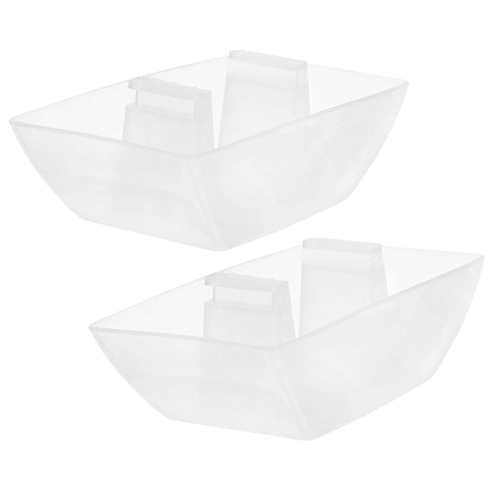 UPGRATOR 2 Pcs Range Hood Accessories White Plastic Practical Design for Restaurant Use