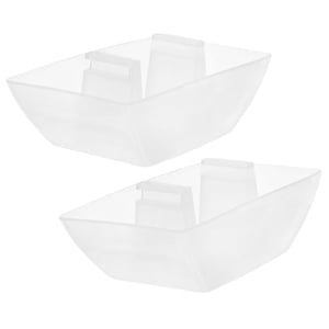 UPGRATOR 2 Pcs Range Hood Accessoires Blanc Plastique Conception pratique pour l'utilisation du restaurant