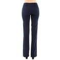 thumbnail image 3 of Made by Olivia Women's Relaxed Boot-Cut Office Pants Trousers Slacks, 3 of 6