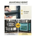 thumbnail image 4 of Miniyam Heavy-Duty Metal Shelving Unit, 5 Adjustable Shelves, 2000 lbs Capacity, 63"x31.5"x15.7", 4 of 7