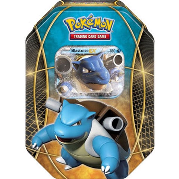 Pokemon Tcg Ex Power Trio Tin Blastoise Walmart Com Walmart Com