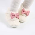 thumbnail image 3 of Cozy Baby Sneakers Winter Boots Insulated High Top Anti- Warm Shoes for Toddlers Comfortable Walking Shoes,Color:White,Size:0-6 Months, 3 of 8