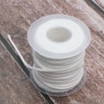 thumbnail image 2 of EeaseMX 1 rollo de 30 metros de mechas preenceradas para hacer velas, material de algodón trenzado de 32 hebras para velas (blanco), 2 of 7