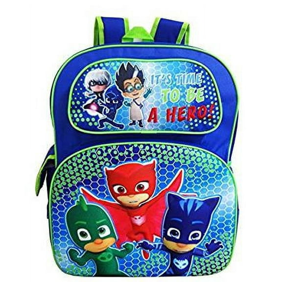 Backpack - PJ Mask - Team Green/Blue 16" School Bag 150826