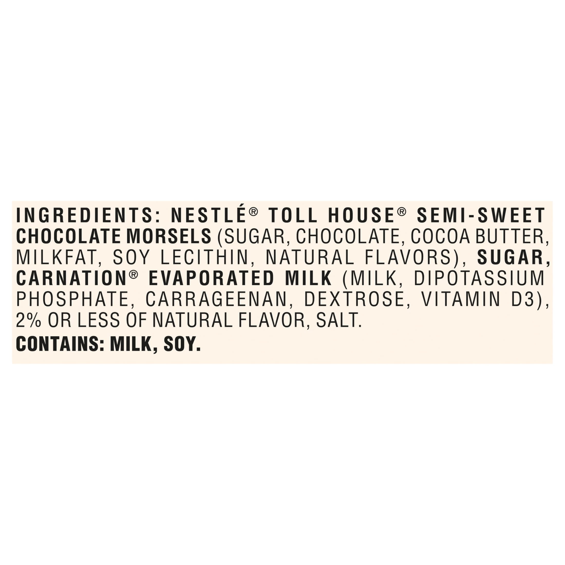 CARNATION Famous Fudge Kit Without Marshmellows Baking Mix Powders, 27.75 oz Box
