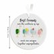 thumbnail image 3 of Friendship Heart Ornament, Sea Glass Decor, Keepsake Hanging Christmas Tree, Heart Shape, Glass Accents, Unique Gift, Handmade Style, Festive Home Decor, Ornament for Living Room, for Bedroom, 3 of 4