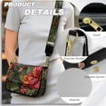 thumbnail image 5 of ZUXONGSY Hibiscus Flower Hummingbird Print Shoulder Handbag for Women Trendy Crossbody Travel Purse Fashion Satchel with Adjustable Wide Strap for Daily Use Shopping, 5 of 7