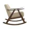 thumbnail image 4 of OakvillePark Hamilton Fabric Upholstered Rocking Chair, Light Brown, 4 of 7