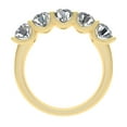 thumbnail image 3 of 1.50ctw Diamond Five Stone Anniversary Band in 14k Yellow Gold, 3 of 4