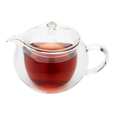 - Glass Teapot - Forma Double Wall Glass Teapot, Clear Insulated Teapot - 16.9 oz - 1ct Box