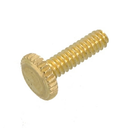 

B&P Lamp® 6/32 Brass Plated Thumbhead Screw 1/2 Thread Length