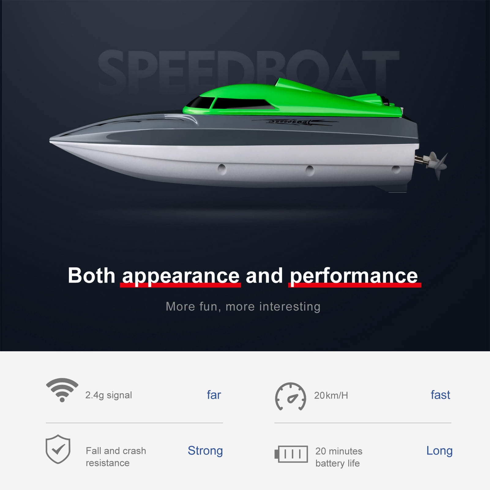2.4G RC bateaux télécommande hors-bord eau jouet électrique Yacht bateau Double hélice haute vitesse RC bateau enfants jouets cadeau de noël
