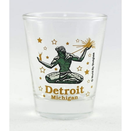 

Detroit Michigan The Spirit Of Detroit Shot Glass
