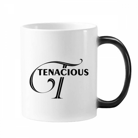 

Letter Expression Teens Art Deco Fashion Mug Changing Color Cup Morphing Heat Sensitive 12oz
