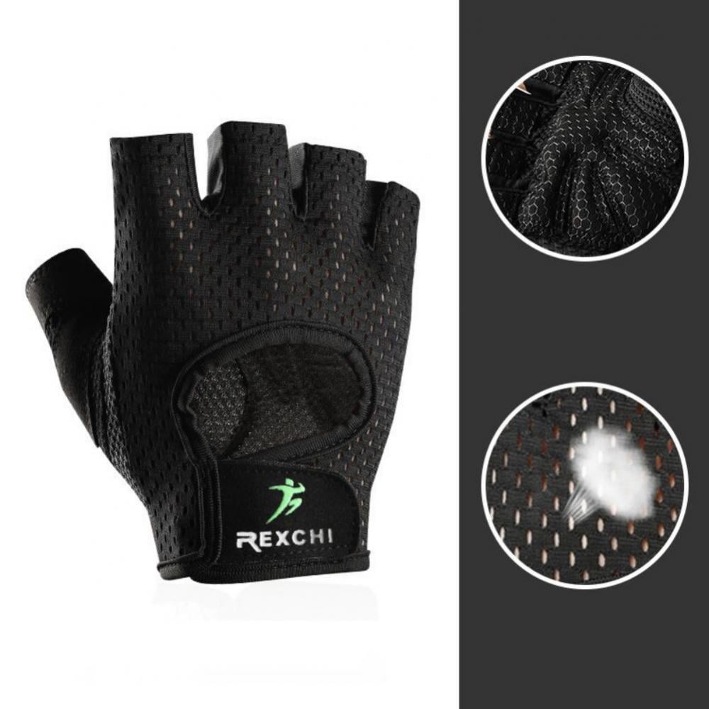 Taykoo Gym Workout Gloves, Half Finger Weight Lifting Gloves for Men