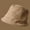 Khaki, variant on Reversible Suede Bucket Hat For Women Fall Winter Thick Lamb Warm Fisherman Hat Versatile Bucket Hat Children Black Children's Bucket Hat Hat Men Drill Hat Hat Ladies Summer Outdoor Sun Hat Ladies