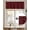 Red Black, variant on Navy Blue Christmas Snowflakes Kitchen Valances for Windows White Winter Holiday Valance Curtains  for Kitchen /Living Room/Bedroom/ Bathroom Decor, 54"x18 " ,Rod Pocket 1 Panel,