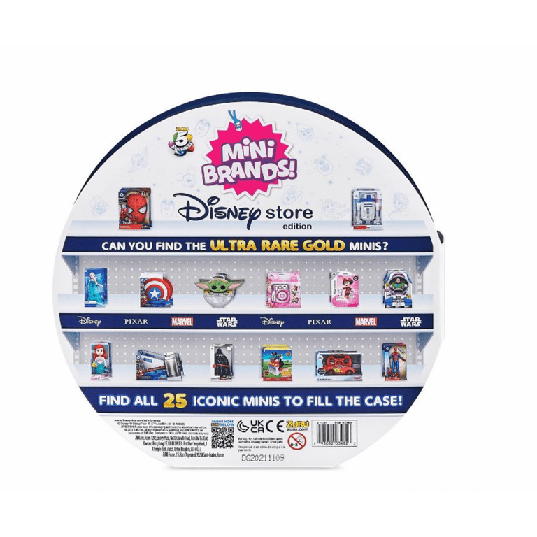 5 Surprise Mini Brands! Disney Store Edition Collector Case (5 Minis To  Unbox (2 Are Exclusives!}) 