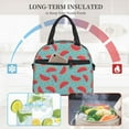 thumbnail image 4 of Disketp Watermelon Lonchera Térmica para Mujer y Hombre, Bolsa de Almuerzo Reutilizable e Impermeable para Trabajo, Viajes y Picnic, 4 of 7