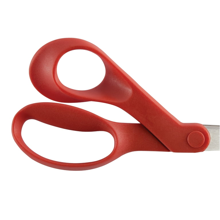 Fiskars All-Purpose Left-Handed Fabric Scissors, 8, Pointed, All-Purpose  Fabric Cutting, Red