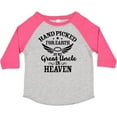 thumbnail image 3 of Inktastic Handpicked for Earth by My Great Uncle in Heaven Boys or Girls Toddler T-Shirt, 3 of 5