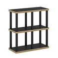 thumbnail image 2 of Furinno Turn-N-Tube No Tools 4-Cube Decorative Display Shelf, Americano/Black, 2 of 6