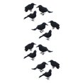 thumbnail image 1 of Shengyu Halloween Party Decoration - Clear Texture And Festive Ambiance Simulation Crow Six piece set 2Set, 1 of 6