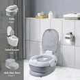 thumbnail image 4 of 3-in-1 Potty, Portable Toddler Potty Training Toilet with Trainer Ring and Step Stool for Travel Car Camping Indoor Outdoor, 4 of 8