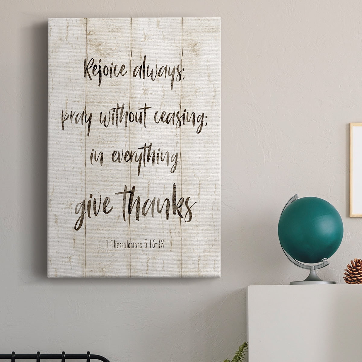 Rejoice Always Premium Gallery Wrapped Canvas - Ready to Hang