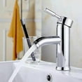 thumbnail image 1 of Grifo de baño, grifo de lavabo blanco, grifo de alta calidad, grifo de baño, resistente al desgaste, adecuado para diámetro interior de 32 mm a 42 mm, agua fría y caliente f, 1 of 3