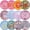 colorful, variant on Vjnyvs 12Pcs Twelve Constellation Embroidered Patches Random Style Iron On Zodiac Sign DIY Decoration