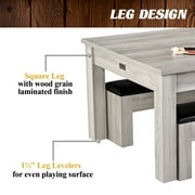 Barrington Billiard Monteray 7ft Pool Table and Dining Table Multi-Game Table with Ping Pong Table Top, With Storage Caddy