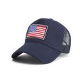 thumbnail image 2 of American Flag Trucker Hat with Adjustable Strap, 2 of 10