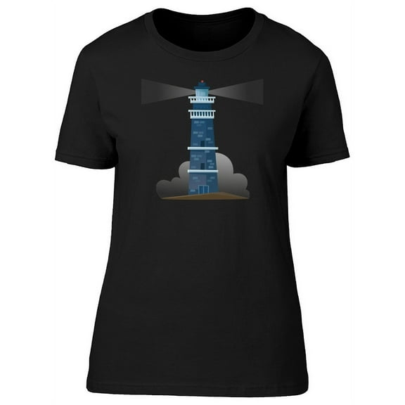Black Brick Lighthouse T-Shirt Women -Image by Shutterstock, Female x-Large