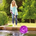 thumbnail image 6 of Pool Skimmer Net with Pole, Leaf Cleaning Tool for Swimming Pool, Pond or Bathtub, Lightweight Mesh Fishing Net with Rod for Outdoor Water Maintenance, UKHBMC | Purple, 6 of 9