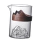 thumbnail image 3 of Jarra de cristal japonesa de montaña con asa, taza de café de cristal transparente de 330ml para té, bebida, leche y café, 3 of 9