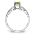 thumbnail image 2 of 14K White Gold Ring Band 1 to 4 mm (tapered) Gemstone Mounting, 2 of 3